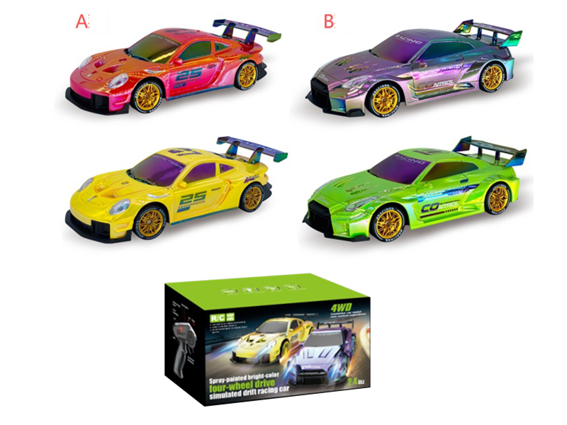 1:24 2.4G Remote Control 4WD Drift Car