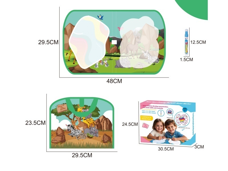 Animal Illustrations In The Water Picture Book