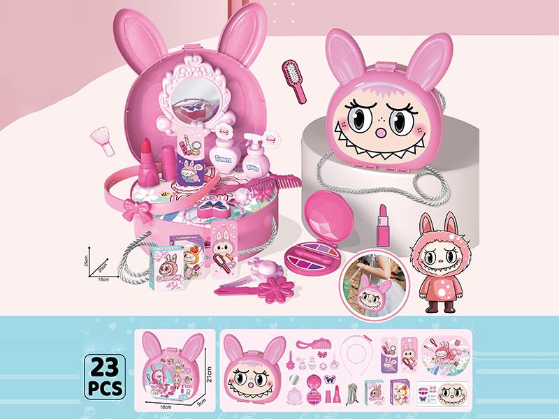 Labubu Dresser Single Shoulder Bag Play House Toy 23pcs