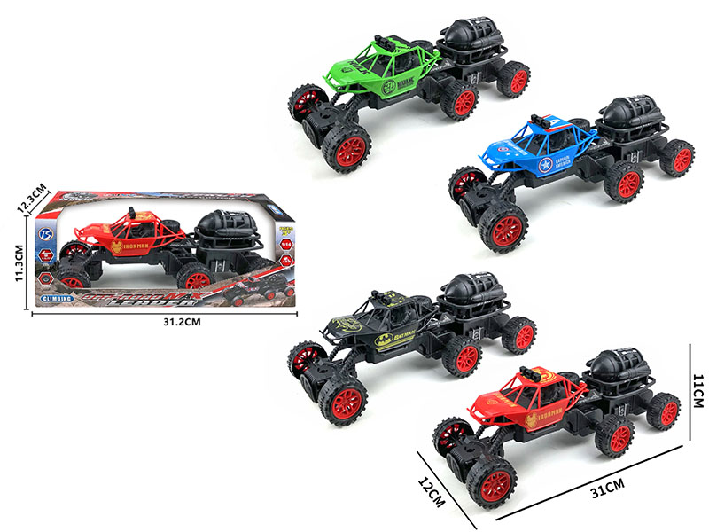 Friction 6 Wheel Avengers Climbing Vehicle