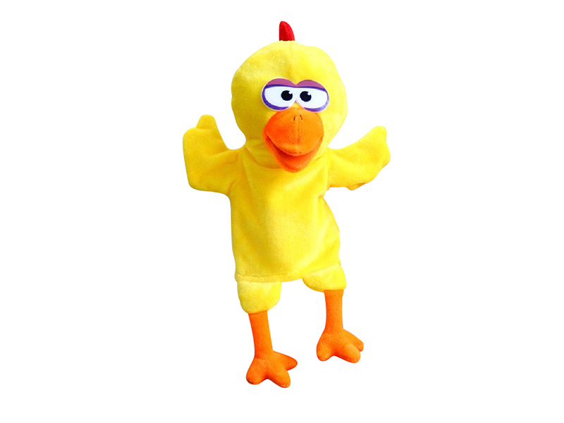 Chick Cartoon Animal Hand Puppet Plush Doll