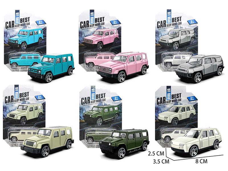 1:60 Pull Back Alloy Off-Road Vehicle