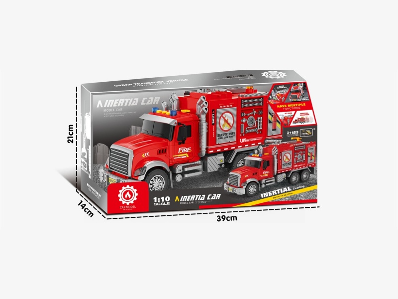 Inertial A Car Sound And Light Fire Cabinet Car With Spray