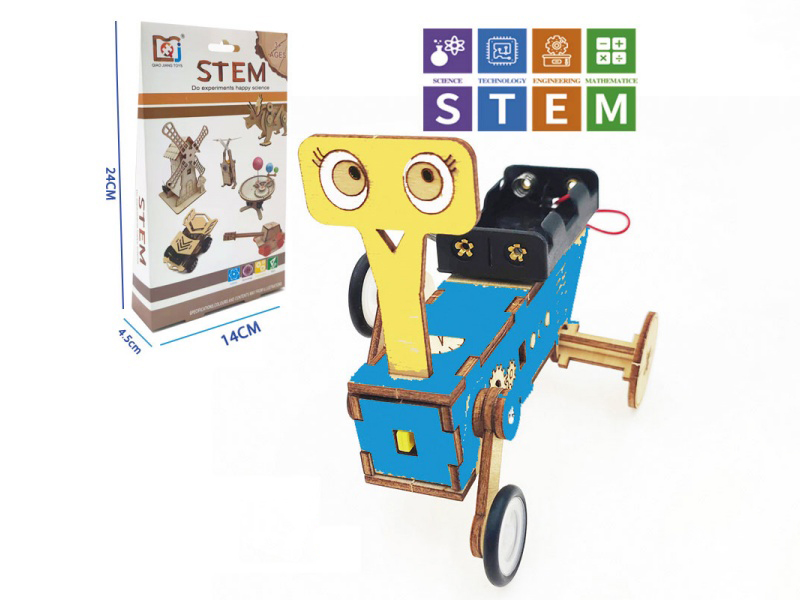 DIY Wooden Crawler Robot