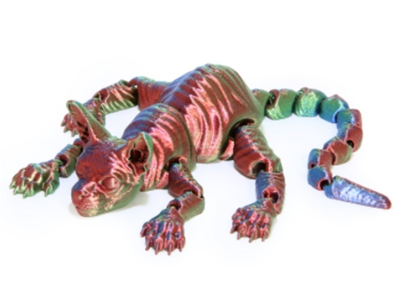 Sphinx Cat With Glass Eyes 28Cm