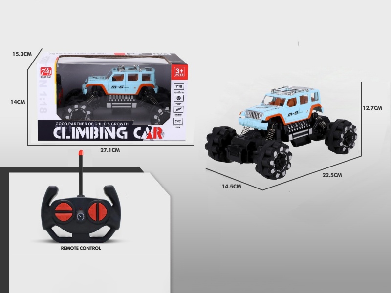 1:18 Bay Color Remote Control Climbing Car