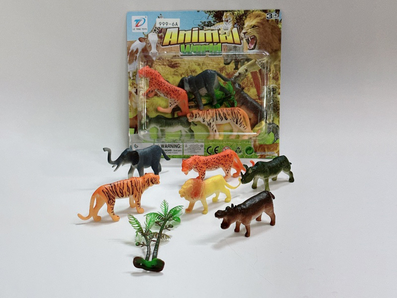 Pvc Simulation Wild Animals 7Pcs