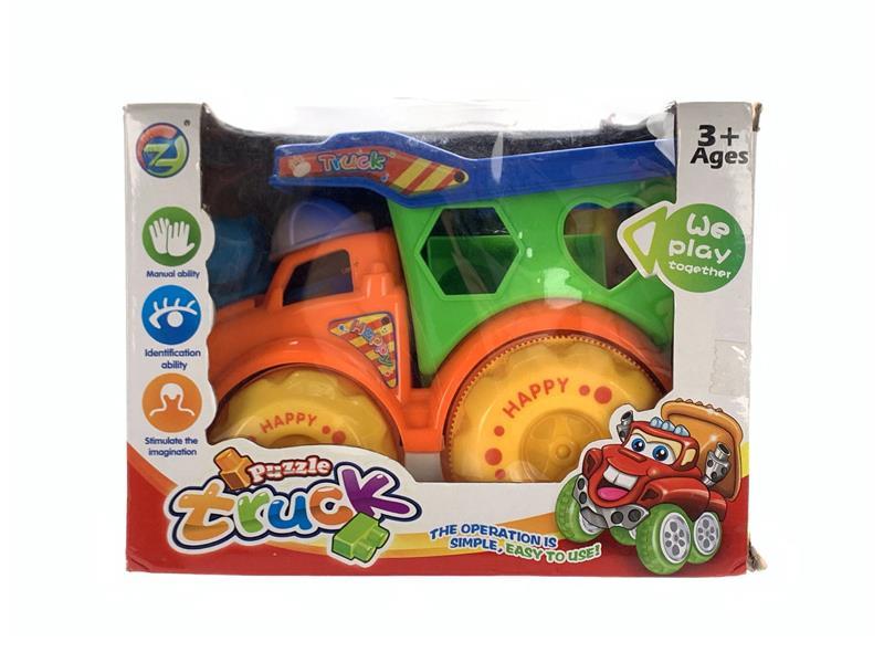 Firction Puzzle Cartoon Car