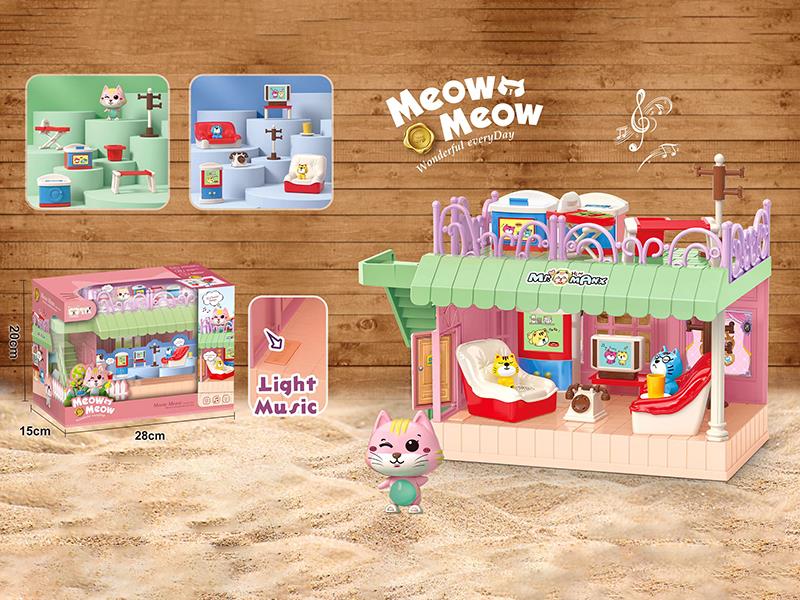 Meow Meow Two-Story Villa