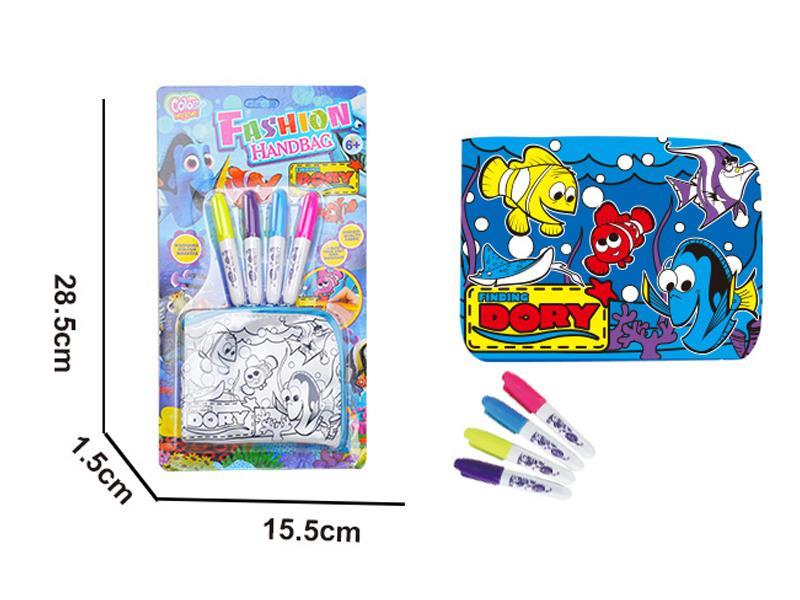 DIY Finding Nemo Purse(4 Colour Washable Pen)