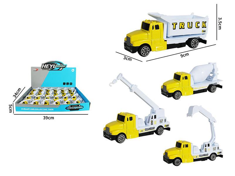 Slide Alloy Engineering Trucks 24pcs