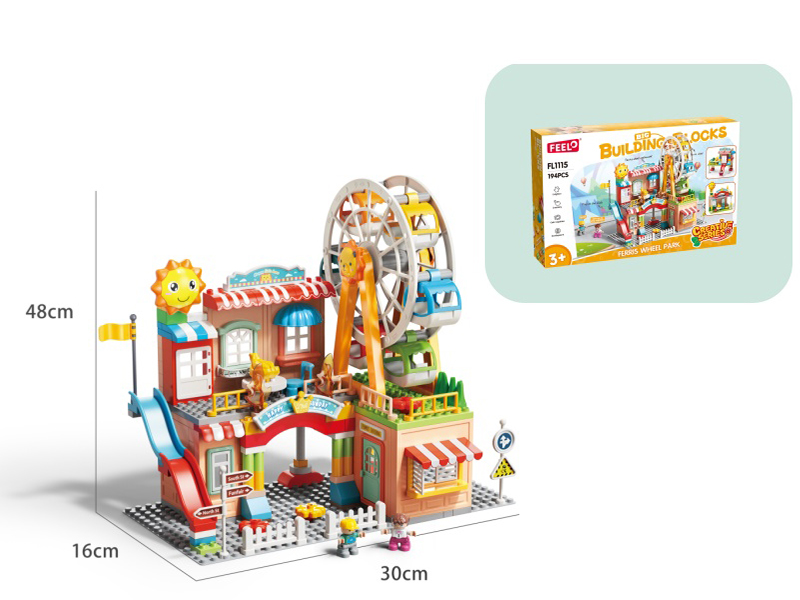 Ferris Wheel Park Building Blocks 194pcs