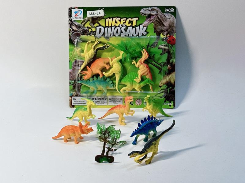Pvc Simulation Dinosaur 7Pcs