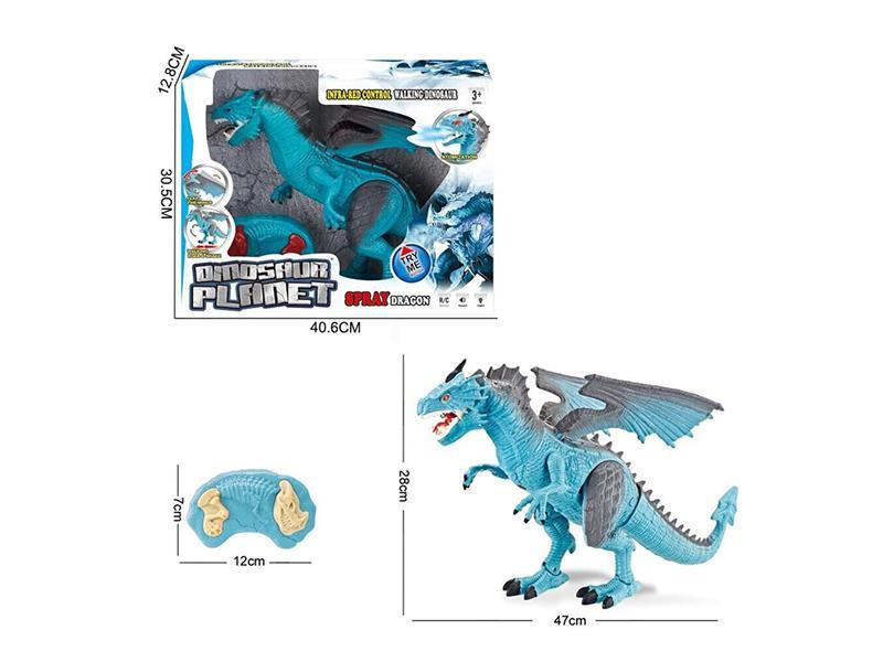 Remote Control Ice Dragon With Sound And Lights, Spray