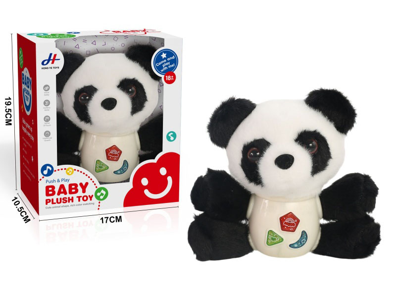 Sound, Light, Plush Panda