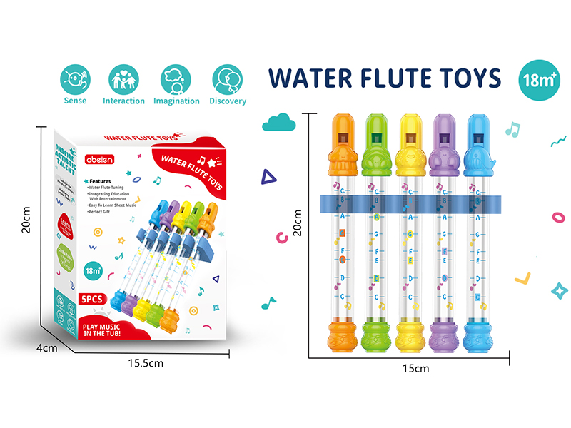 Water Flute Toys 5pcs