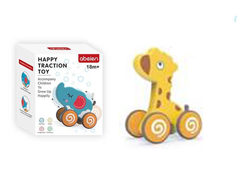 Happy Traction Toy - Giraffe
