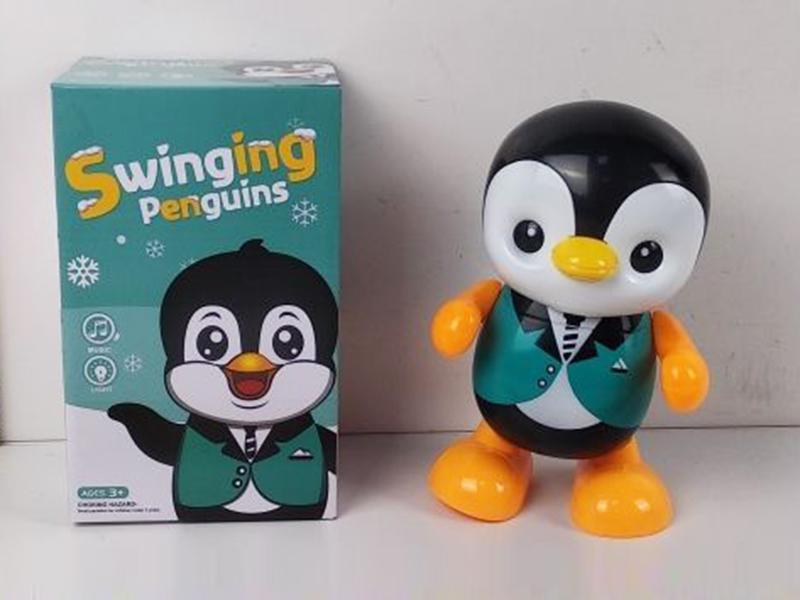 Walking And Dancing Penguins With Light And Music