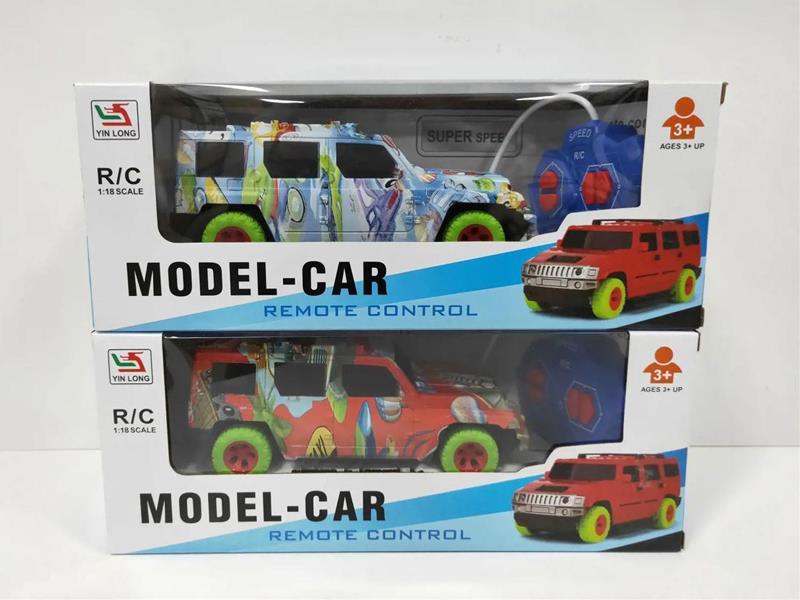 1:18 4CH R/C Graffiti Wrangler Carriage