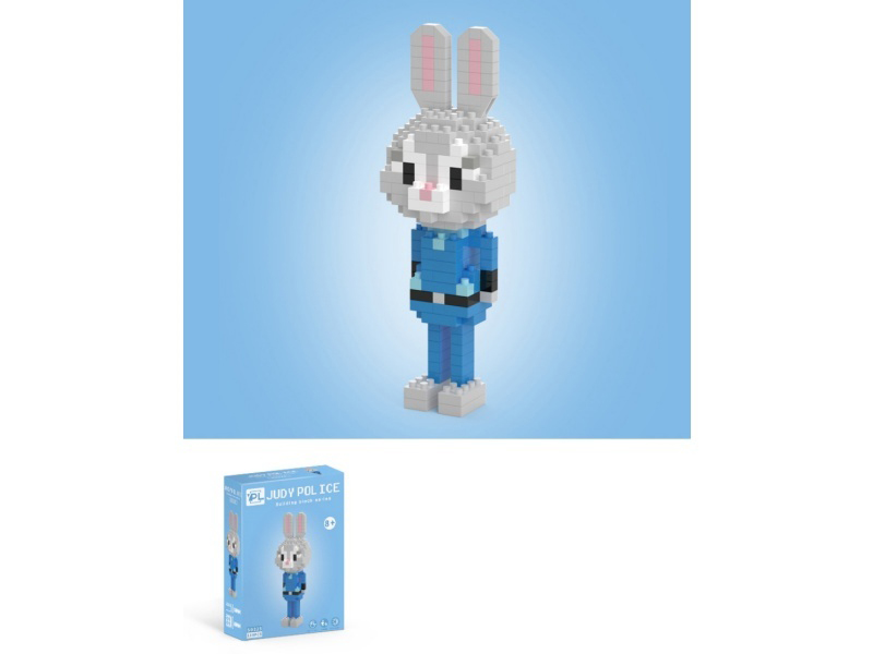 Cartoon Series - Judy Rabbit Building Blocks 198PCS