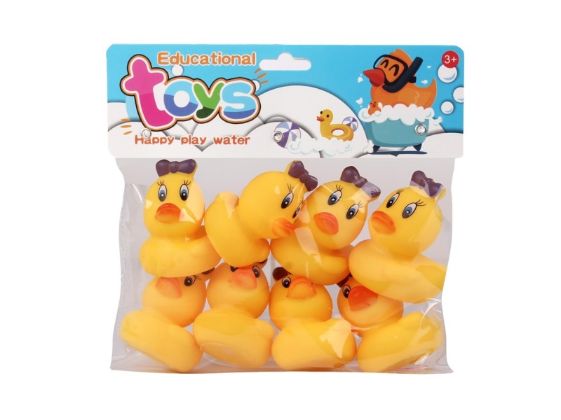 8 Rubber-Lined Animal, No. 5 Butterfly Duck Pv Card Head Bag