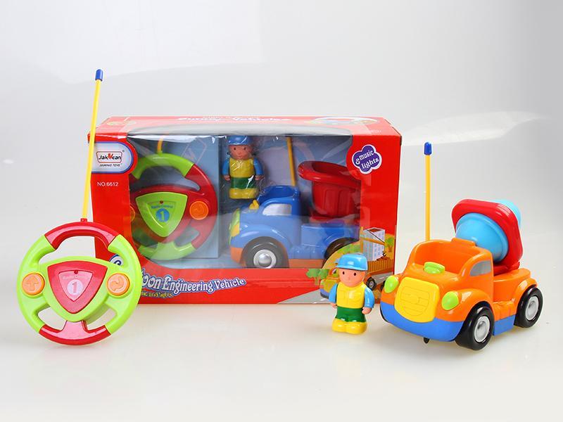 R/C 2CH Cartoon Engineering Truck