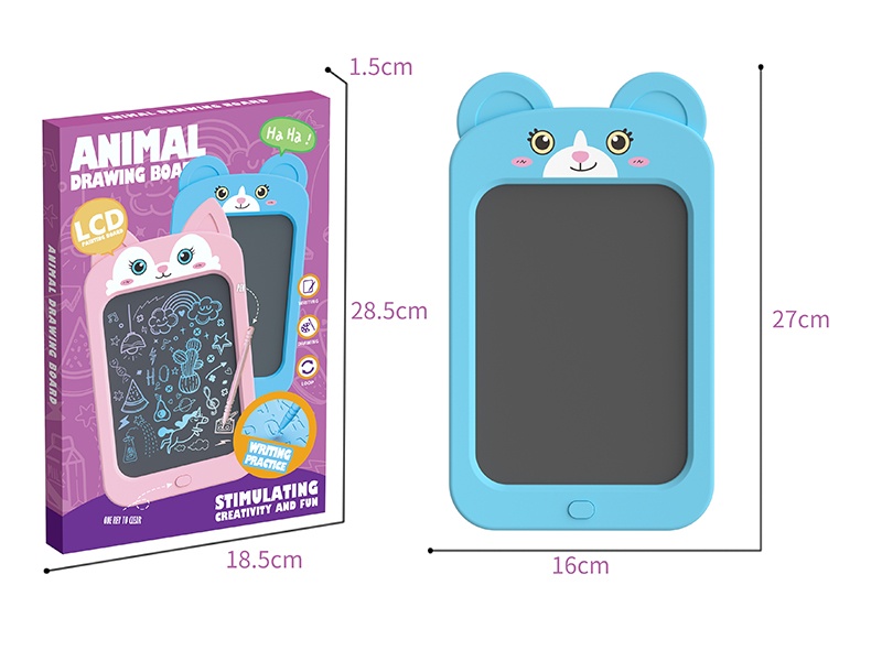8.5" Cartoon Bear LCD Writing Board(Multicolor)