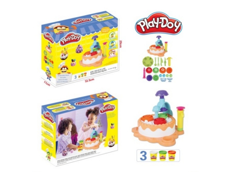 Colored Clay Cake Machine Set