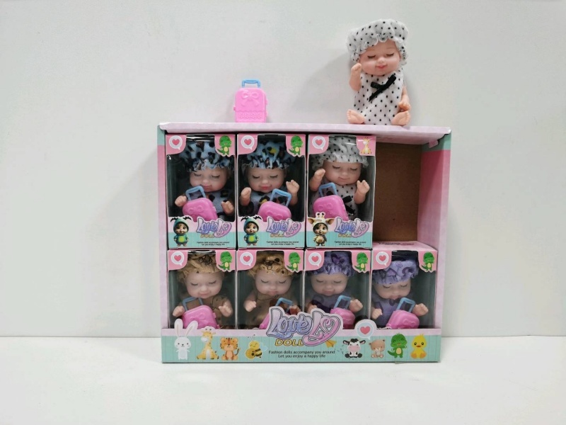 4.5-Inch Sleeping Doll With Small Accessories