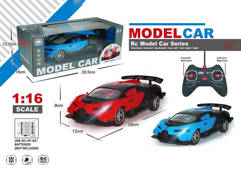 1:16 Bugatti Remote-Controlled Car