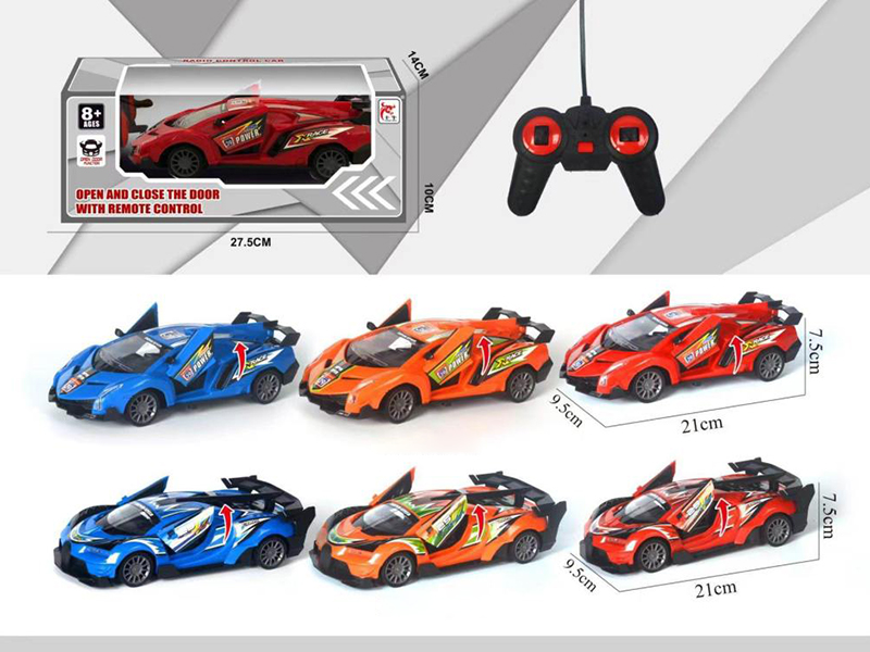 27Mhz 1:24 5-Channel Remote Control One Key Door Opening Simulation Racing Car(Not Including Batteries)