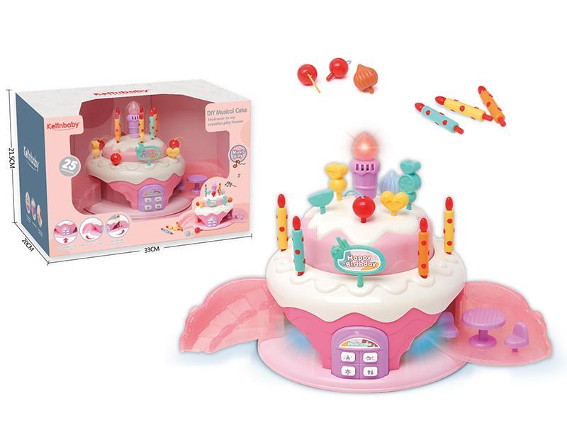 DIY Musical Cake(With Light,Induction,Sound,Lift)