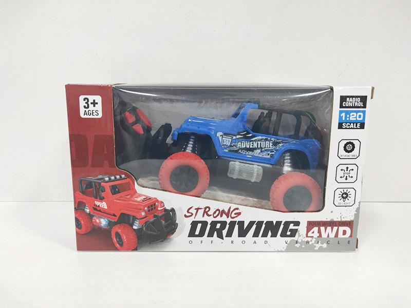 4-Channel Remote Control Wrangler Off-Road Vehicle With Lights(Included Batteries)