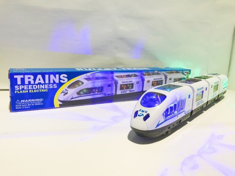 4D Flashing Double-Head Electric Train