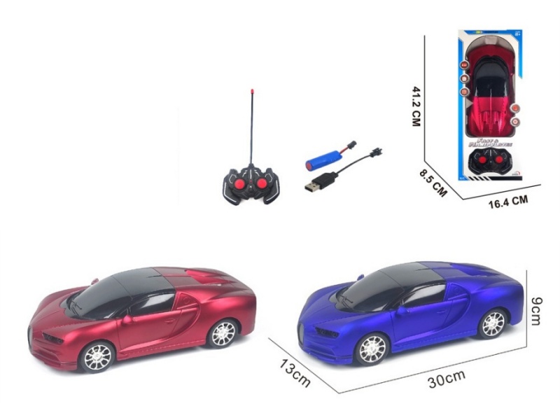 4-Channel  Remote Control Car Scrub Bugatti