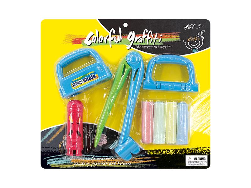 Chalk Colorful Graffiti Set 8pcs