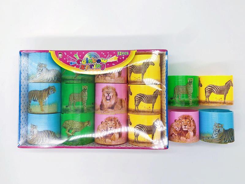 Animal  Rainbow Spring 12pcs