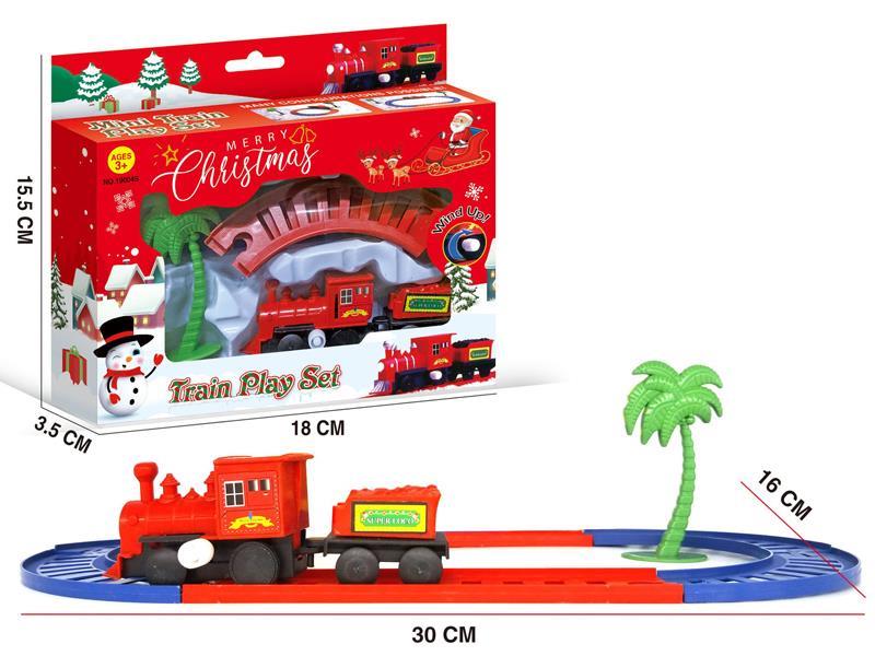 Windup Rail Train (Christmas Theme)