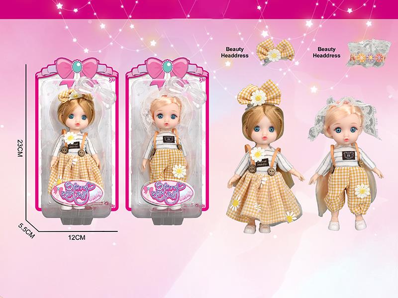 6 Inch 12-Joints Fashion Doll