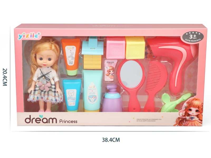 A 6-Inch Girl Playing House