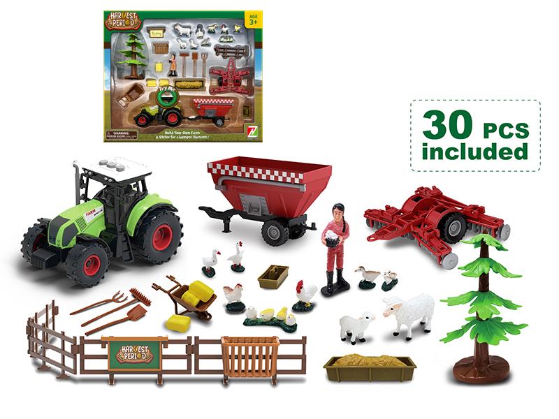 Farm Animal Scene Set 30pcs