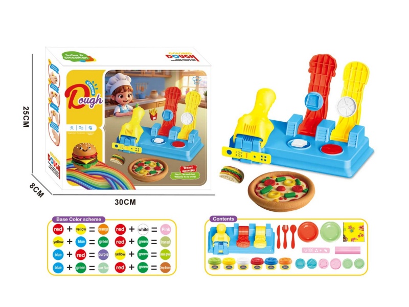 Creative Burger Machine - Colorful Clay Series