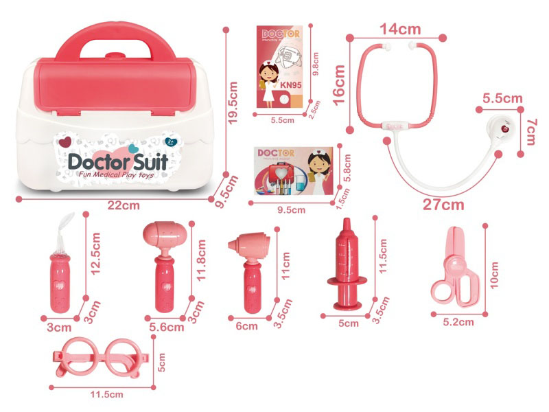 Children'S Doctor Toy Set, Role-Playing Doctor Toy, Medical Equipment Storage Box