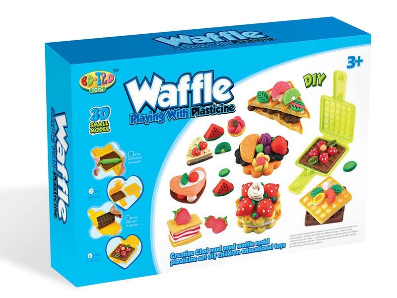 3D Play Dough  Waffle Set