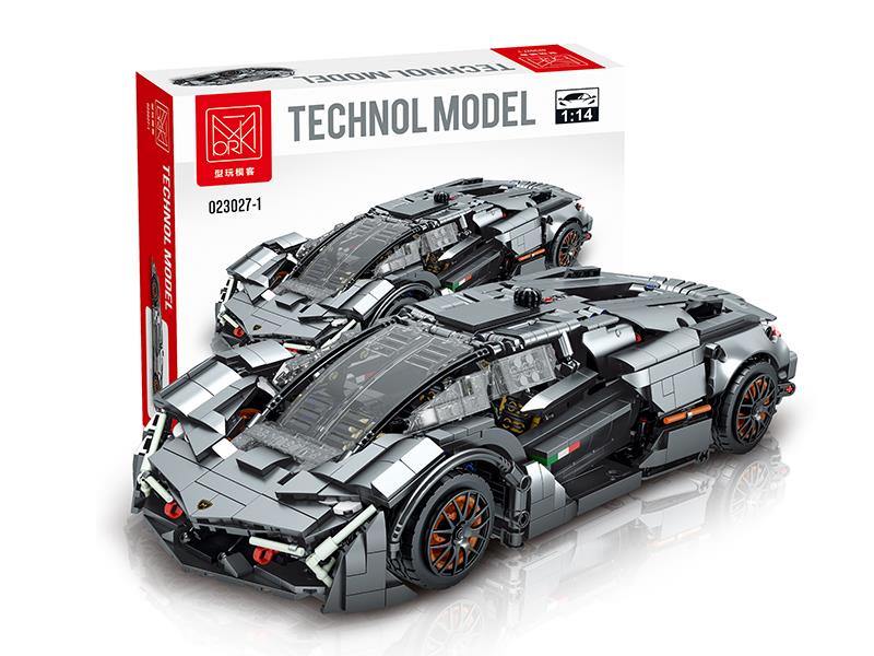 1:14 V14 Millennium Concept Car Building Blocks 1512pcs