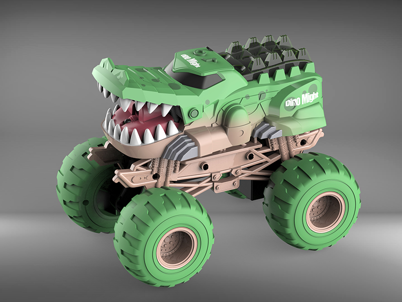 Crocodile Friction Car With Spray, Music