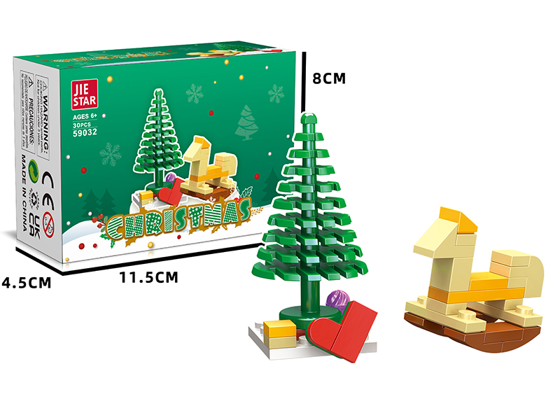 Christmas Small Building Blocks 30pcs