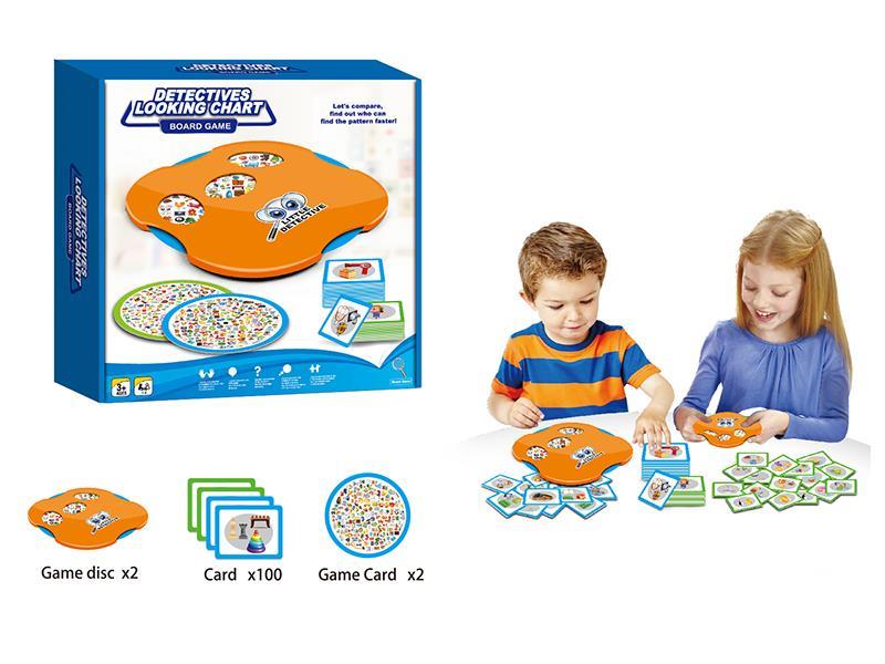 Detectives Looking Chart Board Game