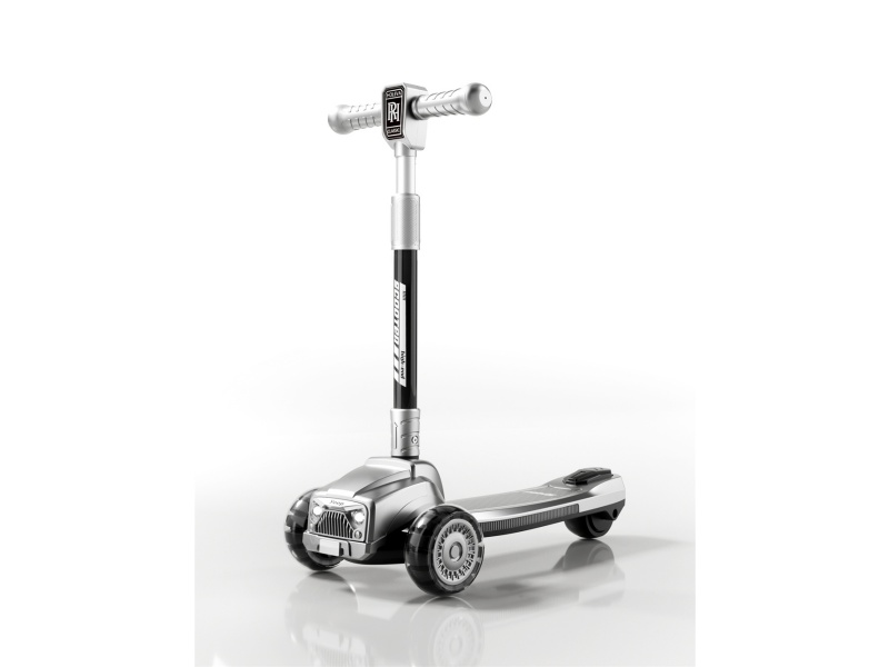 Car Simulation One-Button Foldable Scooter For Kids