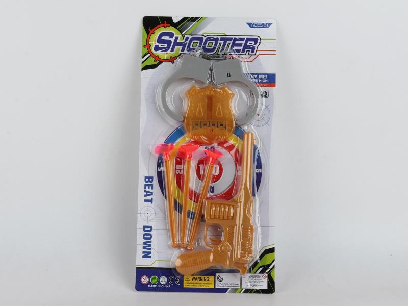 A2 Gold Needle Gun+Handcuffs